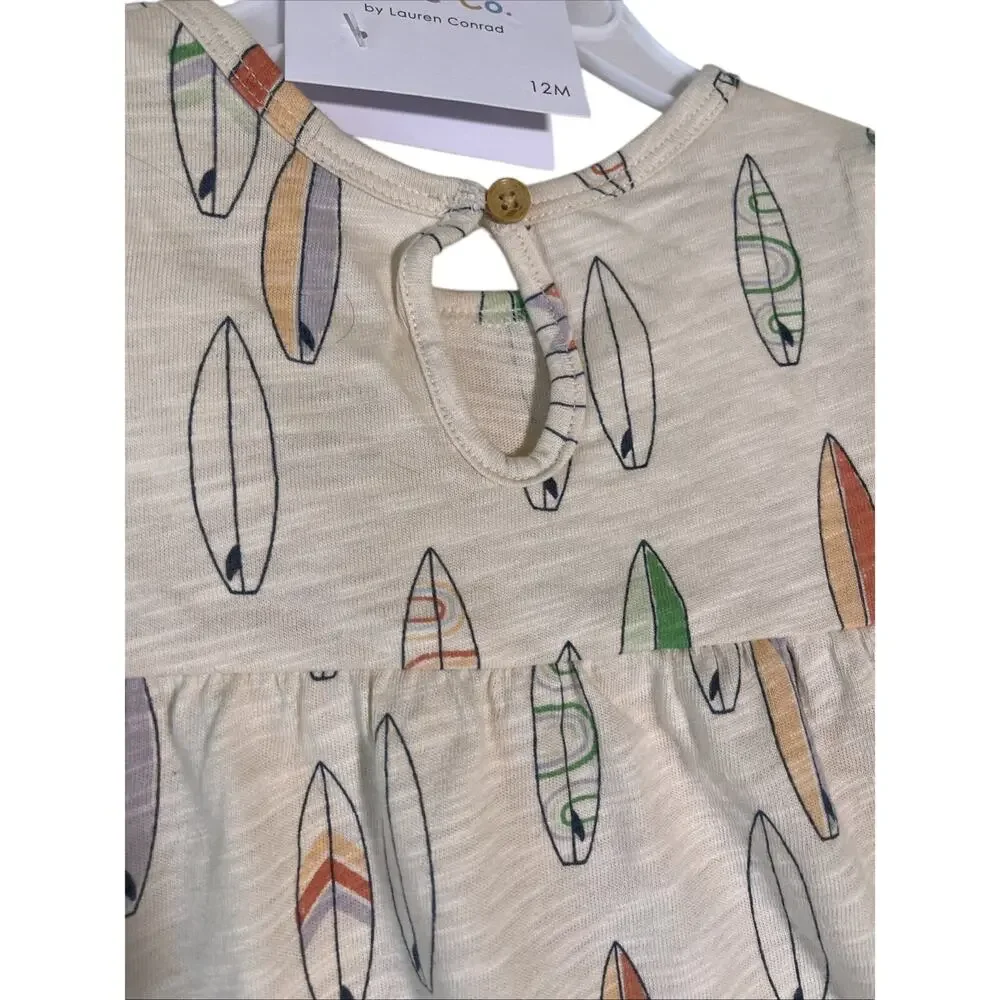 little co Lauren Conrad Surfboard Dress Size 12 M NEW